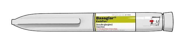 3D image of the Basaglar KwikPen.
